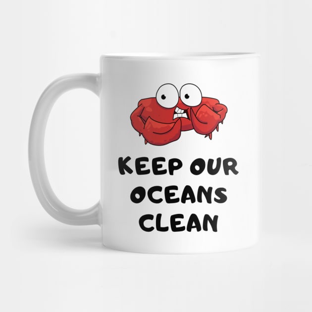 Cute Red Crab Ocean Sea Shirt Planet Earth Greta Thunberg Cute Recycle Funny Mother Earth Water Plastic Eco Climate Change SOS Help Pollution Nature Ozone Environment Cute Funny Gift Idea by EpsilonEridani